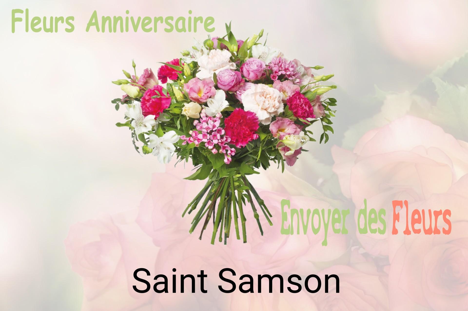 Bouquet de fleurs d’anniversaire livré à Saint-Samson